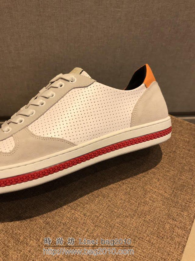 GUCCI男鞋 頂級代購男士2019HK專櫃同步 古馳男休閒板鞋 高品質 Gucci系帶男鞋  hdnx1309